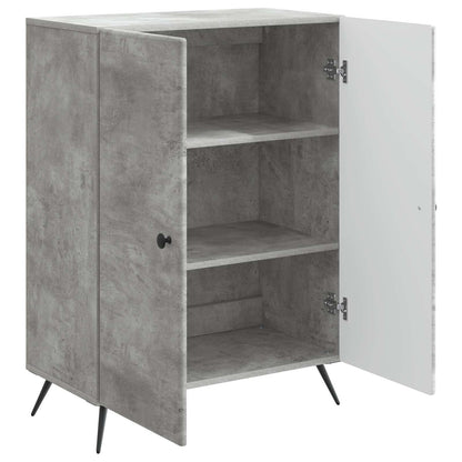 Sideboard Concrete Grey 66 x 34.5 x 90 cm Engineered Wood