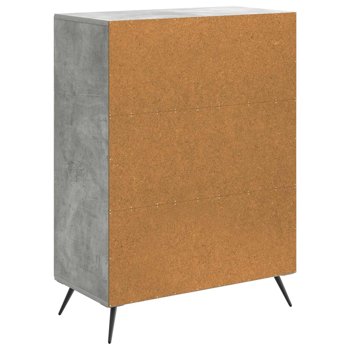 Sideboard Concrete Grey 66 x 34.5 x 90 cm Engineered Wood