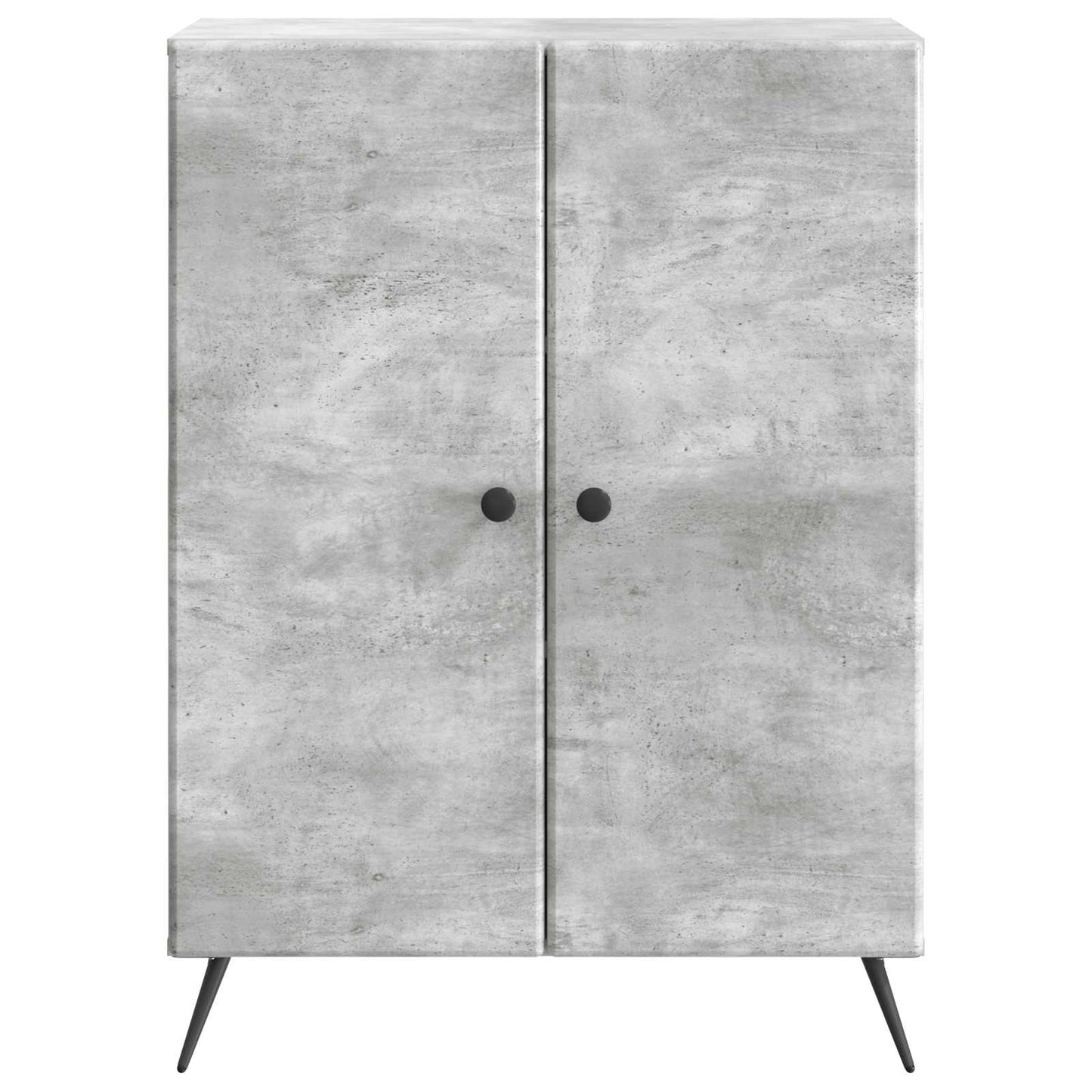 Sideboard Concrete Grey 66 x 34.5 x 90 cm Engineered Wood