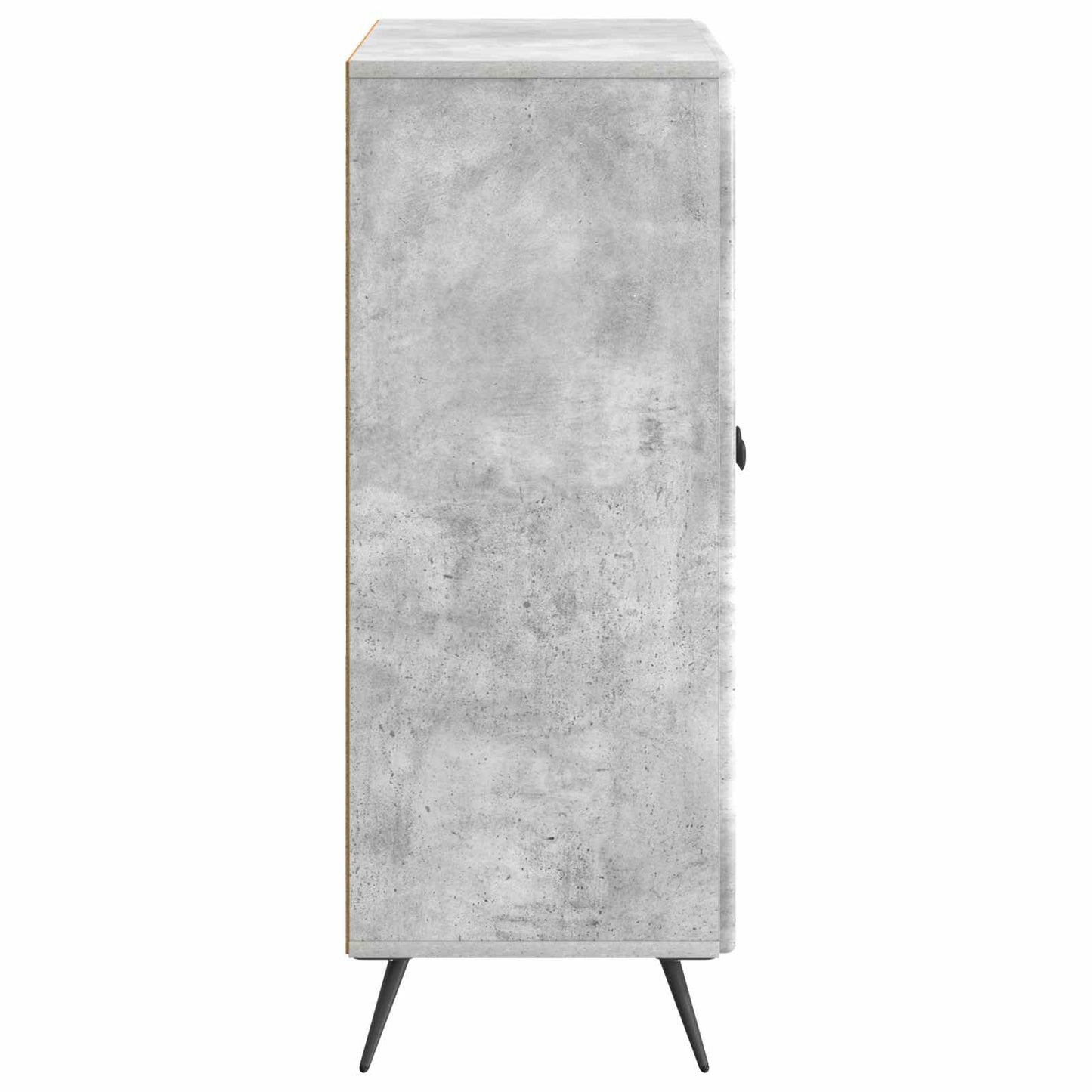 Sideboard Concrete Grey 66 x 34.5 x 90 cm Engineered Wood