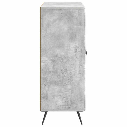 Sideboard Concrete Grey 66 x 34.5 x 90 cm Engineered Wood