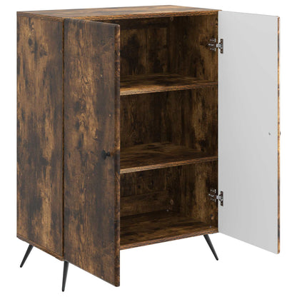 Sideboard Smoked Oak 66 x 34.5 x 90 cm Engineered Wood