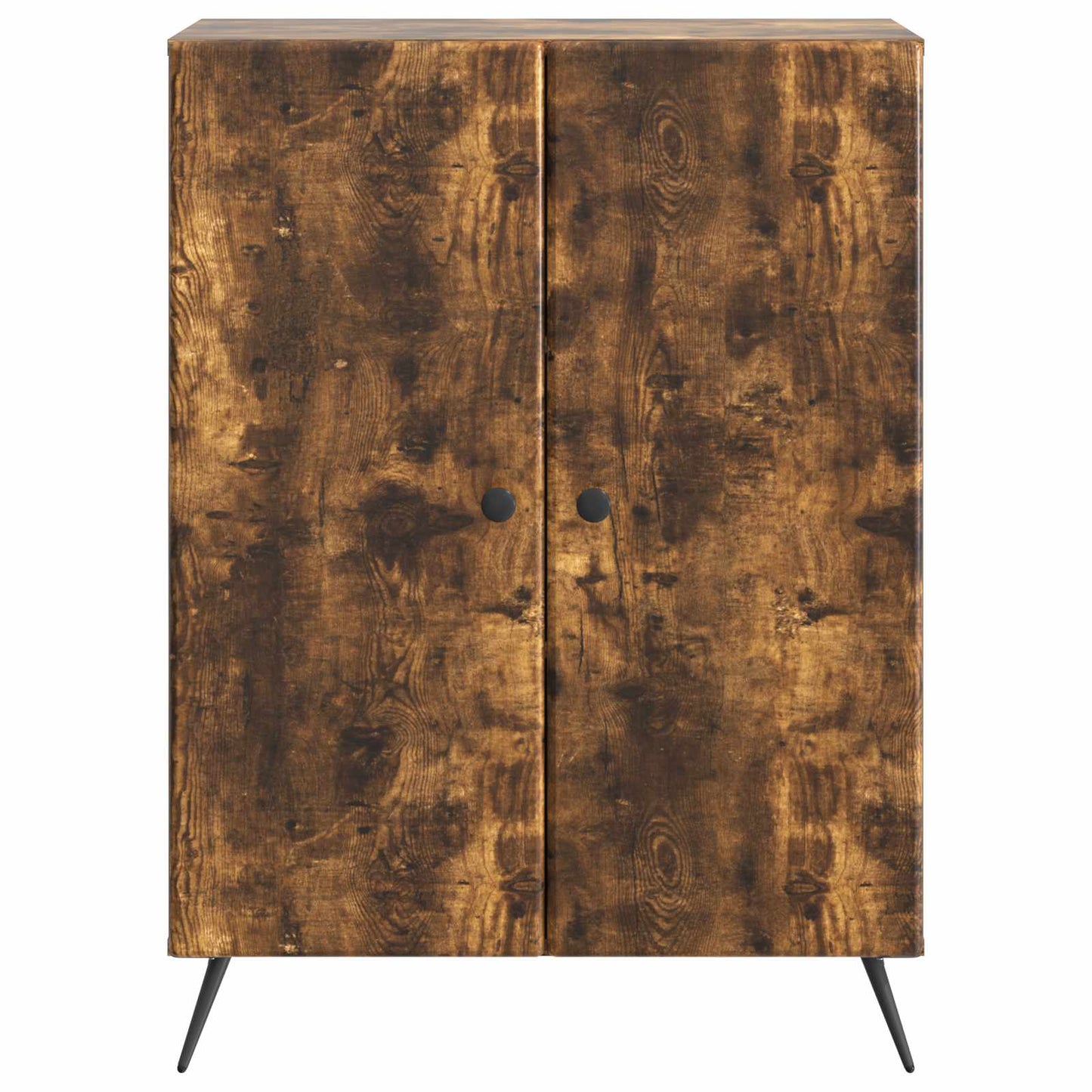 Sideboard Smoked Oak 66 x 34.5 x 90 cm Engineered Wood