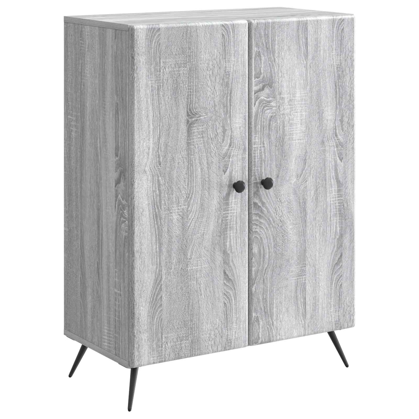 Sideboard Grey Sonoma 66 x 34.5 x 90 cm Engineered Wood