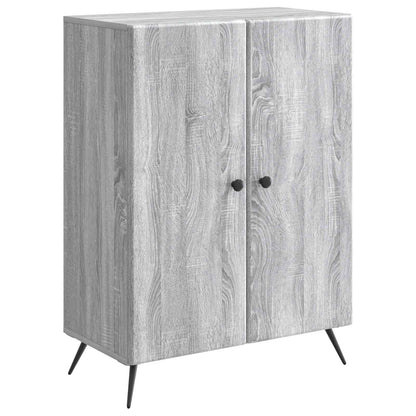 Sideboard Grey Sonoma 66 x 34.5 x 90 cm Engineered Wood