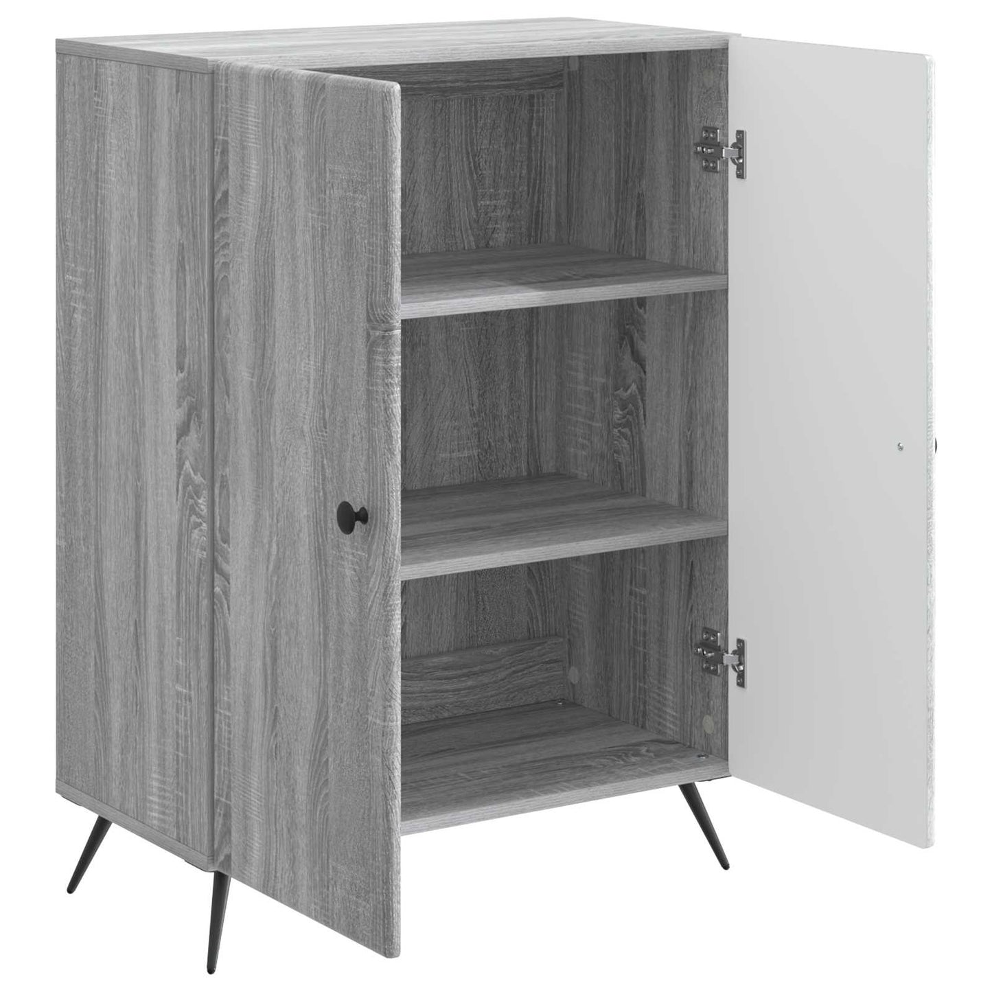 Sideboard Grey Sonoma 66 x 34.5 x 90 cm Engineered Wood