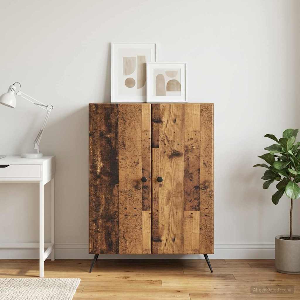 Sideboard Old Wood 66 x 34.5 x 90 cm Engineered Wood