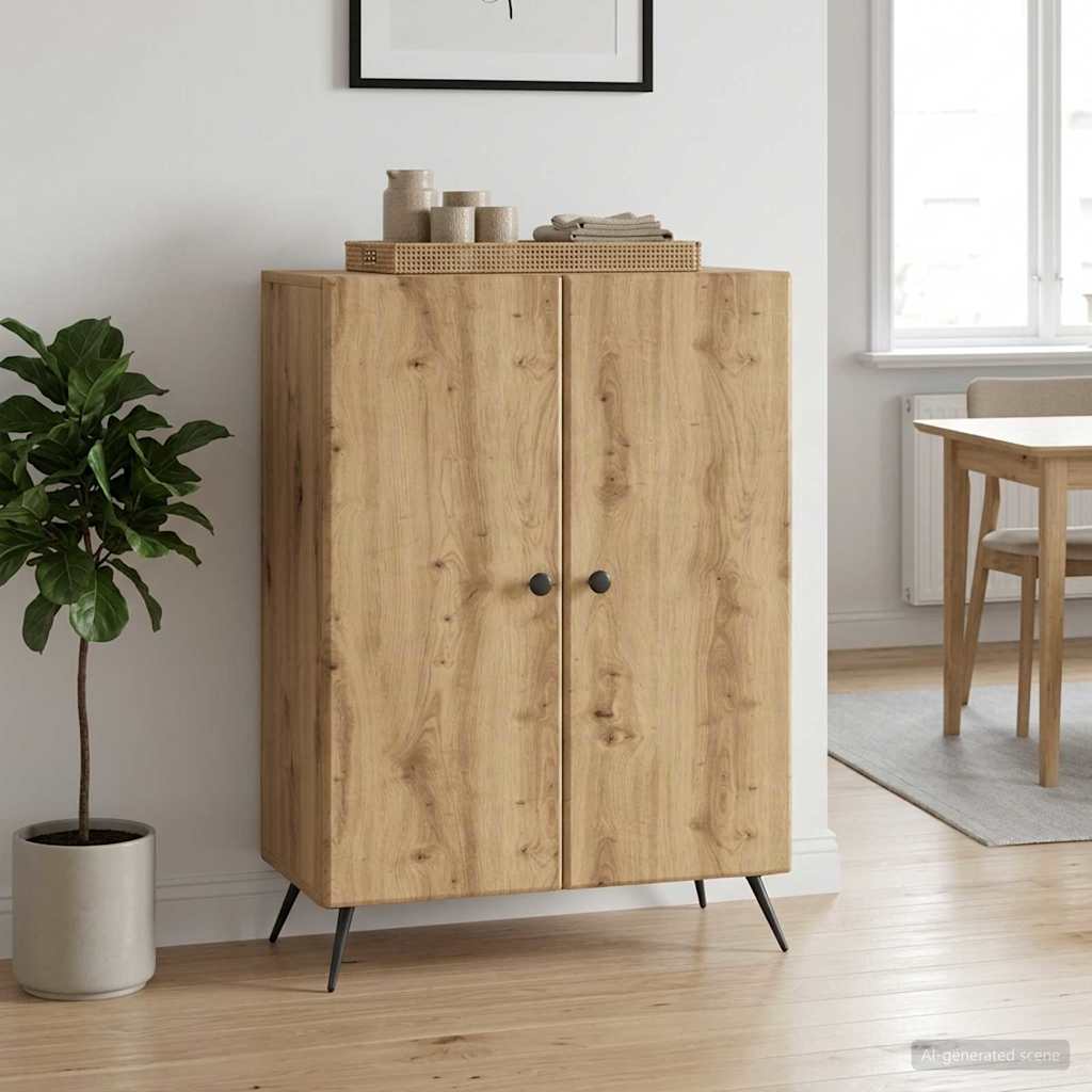 Sideboard Artisan Oak 66 x 34.5 x 90 cm Engineered Wood