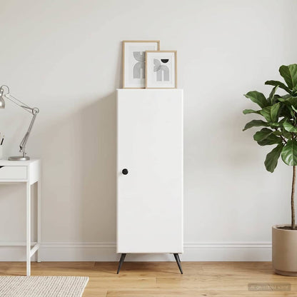 Sideboard White 33 x 34.5 x 90 cm Engineered Wood
