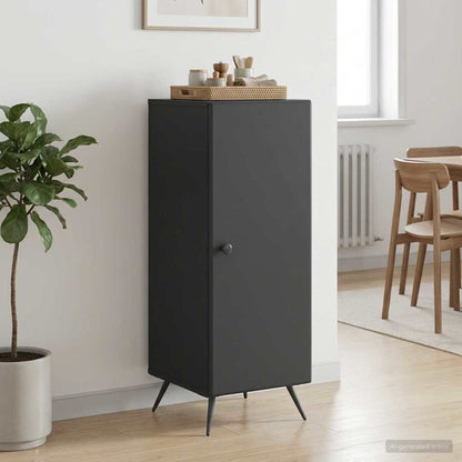 Sideboard Black 33 x 34.5 x 90 cm Engineered Wood