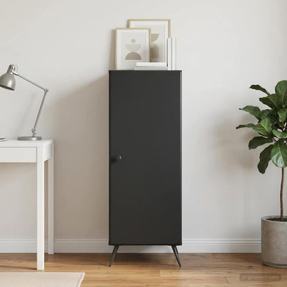 Sideboard Black 33 x 34.5 x 90 cm Engineered Wood