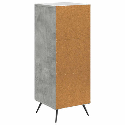 Sideboard Concrete Grey 33 x 34.5 x 90 cm Engineered Wood
