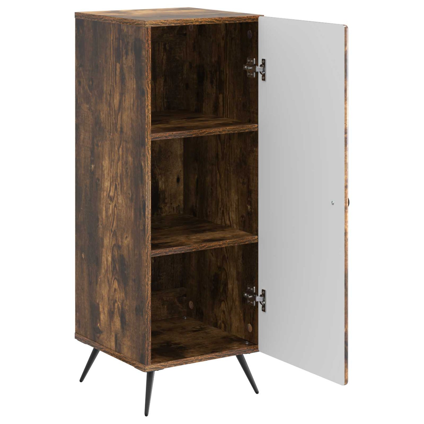 Sideboard Smoked Oak 33 x 34.5 x 90 cm Engineered Wood