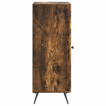 Sideboard Smoked Oak 33 x 34.5 x 90 cm Engineered Wood