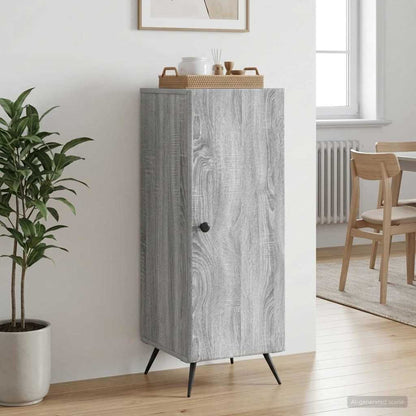 Sideboard Grey Sonoma 33 x 34.5 x 90 cm Engineered Wood