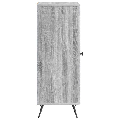 Sideboard Grey Sonoma 33 x 34.5 x 90 cm Engineered Wood