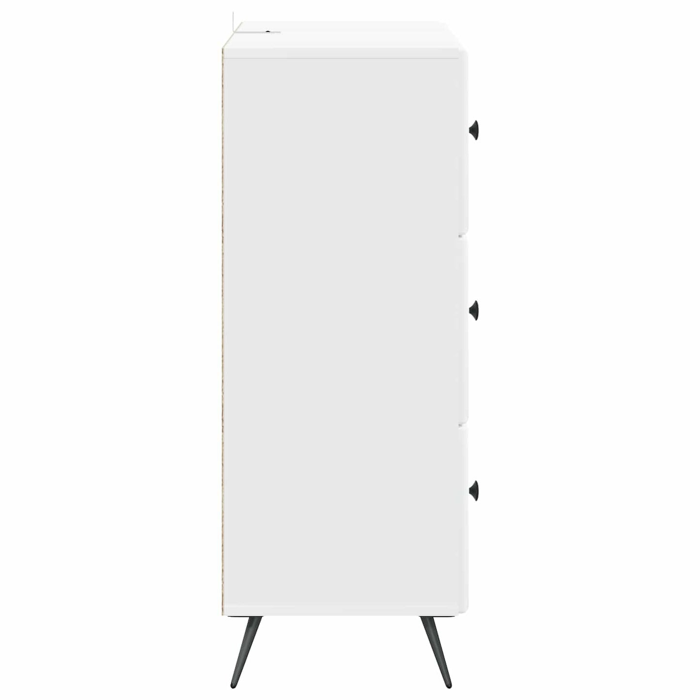 Drawer Cabinet White 66 x 34.5 x 90 cm Engineered Wood