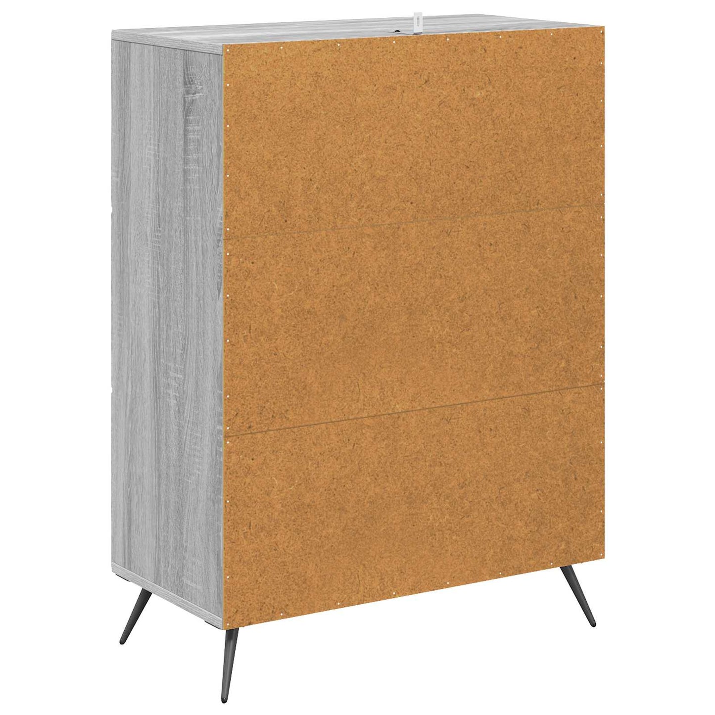 Drawer Cabinet Grey Sonoma 66 x 34.5 x 90 cm Engineered Wood