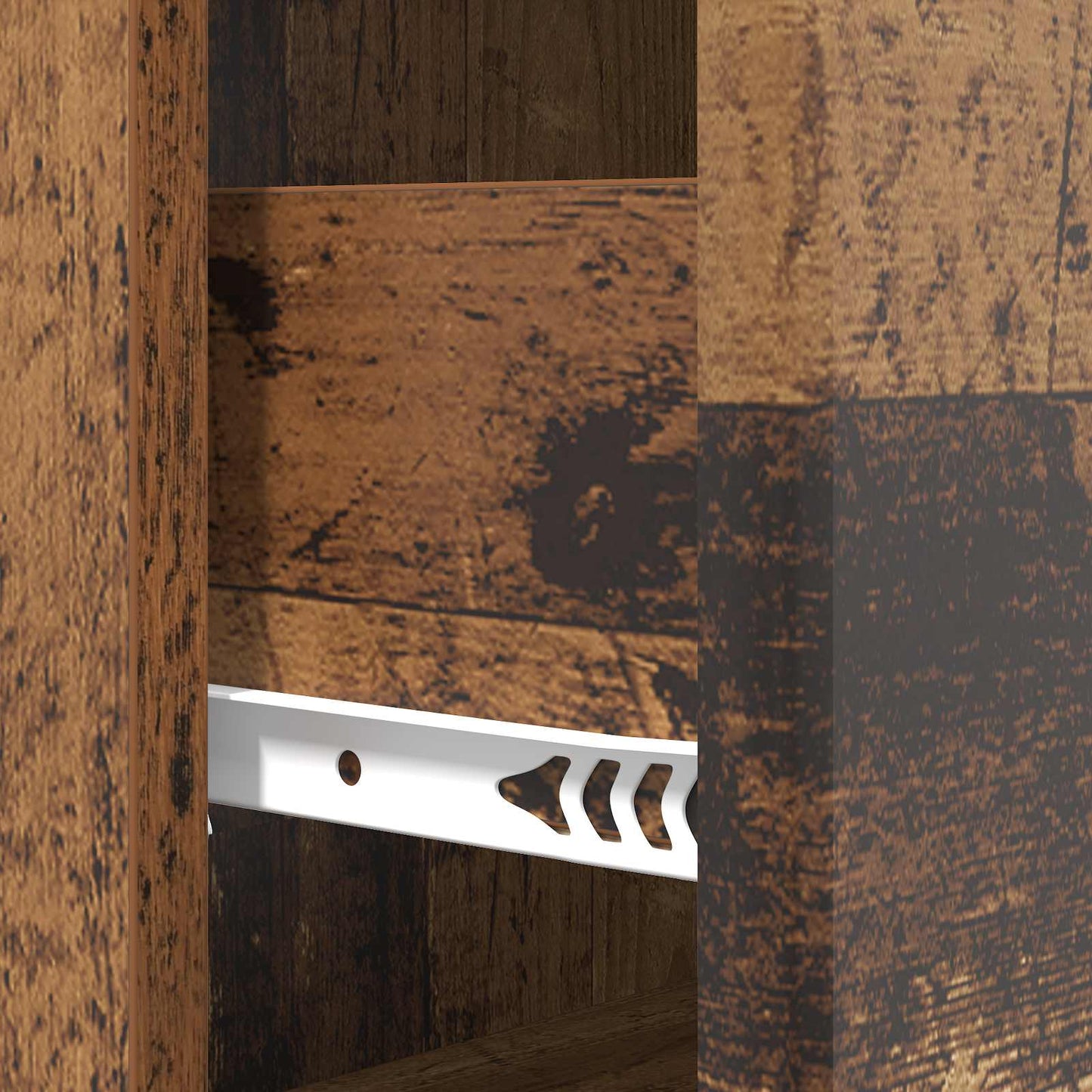 Drawer Cabinet Old Wood 66 x 34.5 x 90 cm Engineered Wood