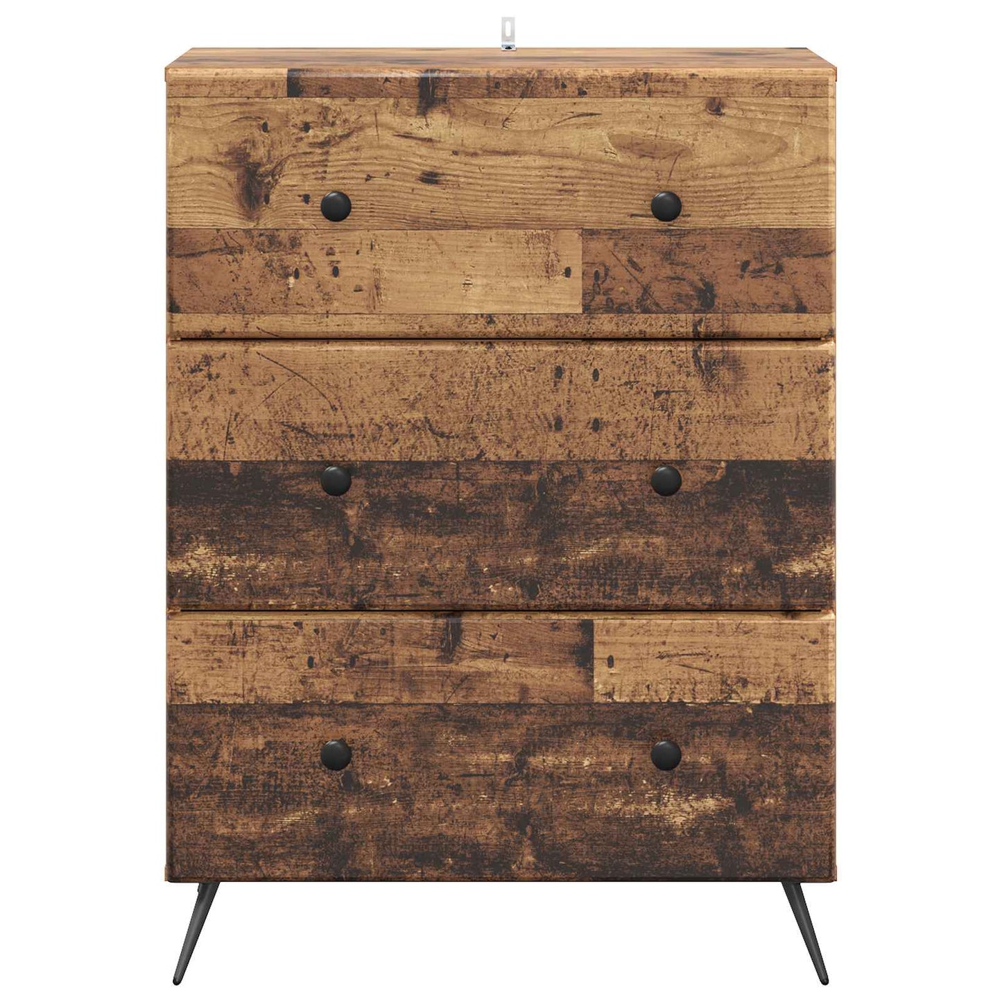 Drawer Cabinet Old Wood 66 x 34.5 x 90 cm Engineered Wood