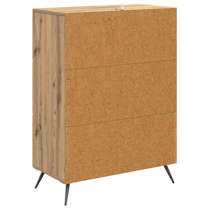 Drawer Cabinet 66 x 34.5 x 90 cm Engineered Wood Artisan Oak