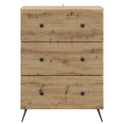 Drawer Cabinet Artisan Oak 66 x 34.5 x 90 cm Engineered Wood