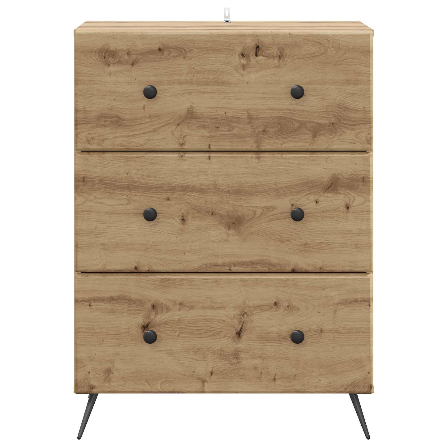 Drawer Cabinet 66 x 34.5 x 90 cm Engineered Wood Artisan Oak