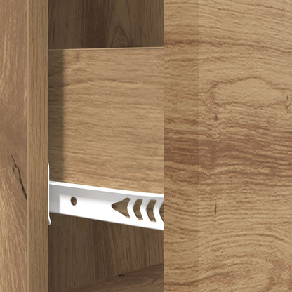 Drawer Cabinet 33 x 34.5 x 90 cm Engineered Wood Artisan Oak