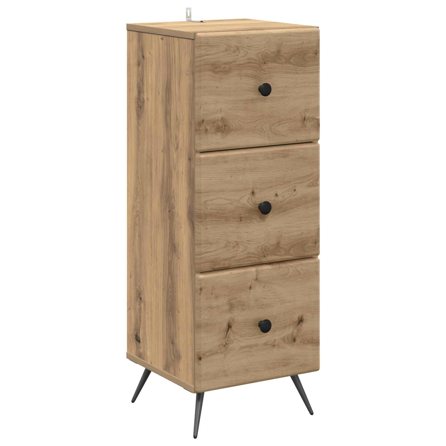 Drawer Cabinet 33 x 34.5 x 90 cm Engineered Wood Artisan Oak