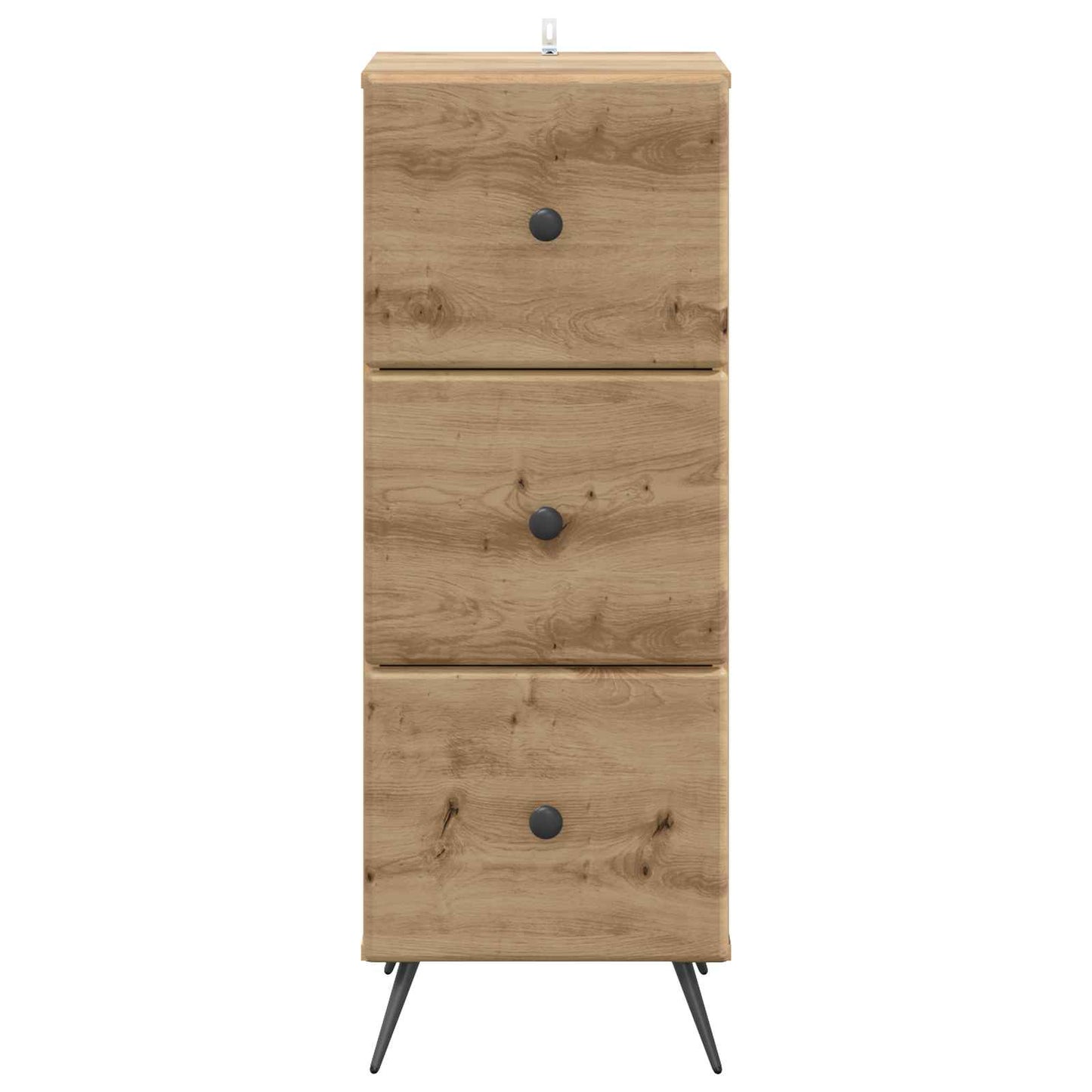 Drawer Cabinet 33 x 34.5 x 90 cm Engineered Wood Artisan Oak