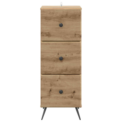 Drawer Cabinet 33 x 34.5 x 90 cm Engineered Wood Artisan Oak