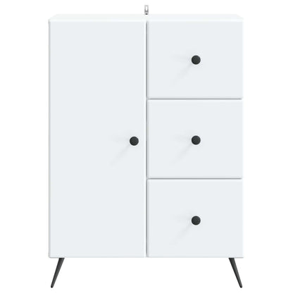 Sideboard with Drawer White 66 x 34.5 x 90 cm Engineered Wood