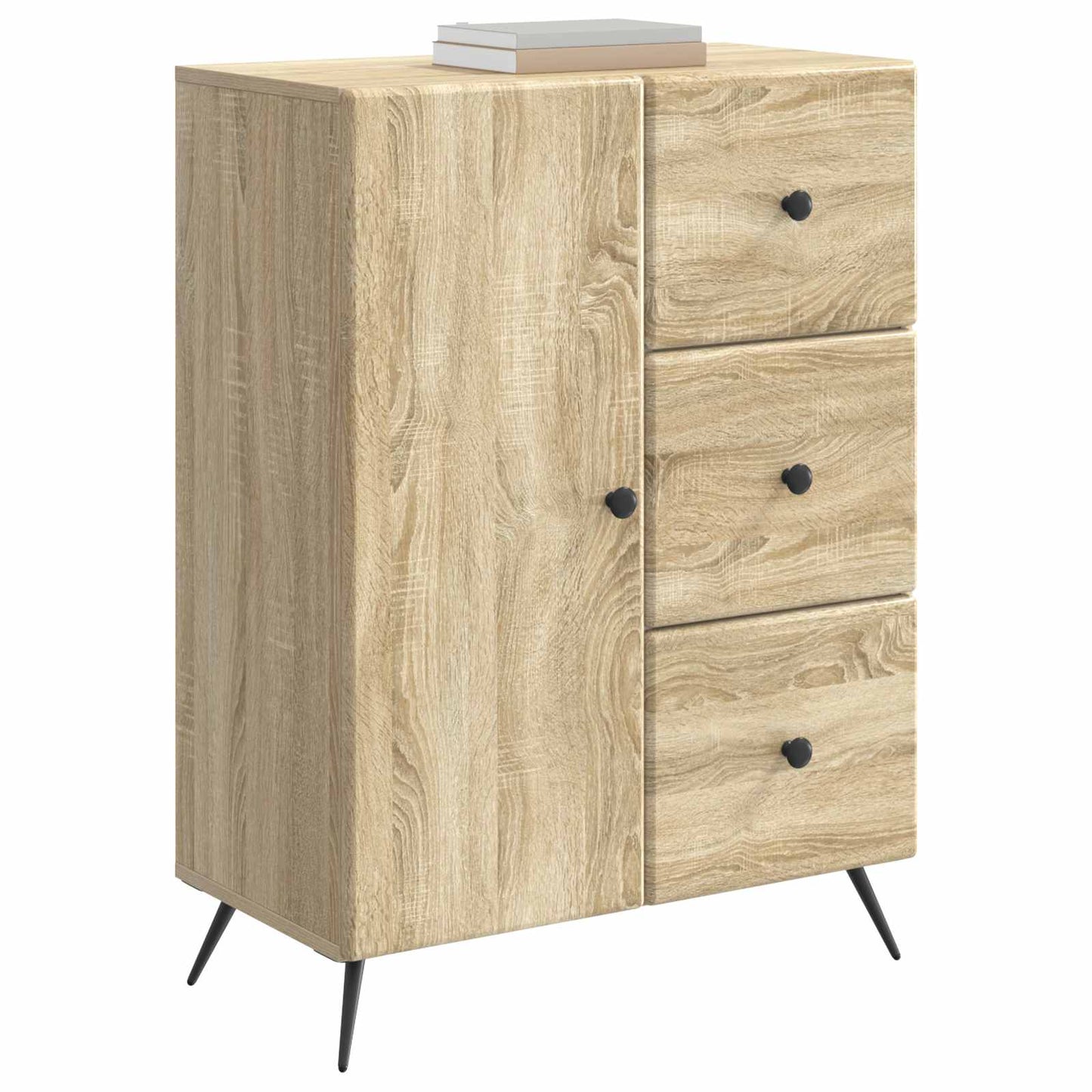 Sideboard Sonoma Oak 66 x 34.5 x 90 cm Engineered Wood