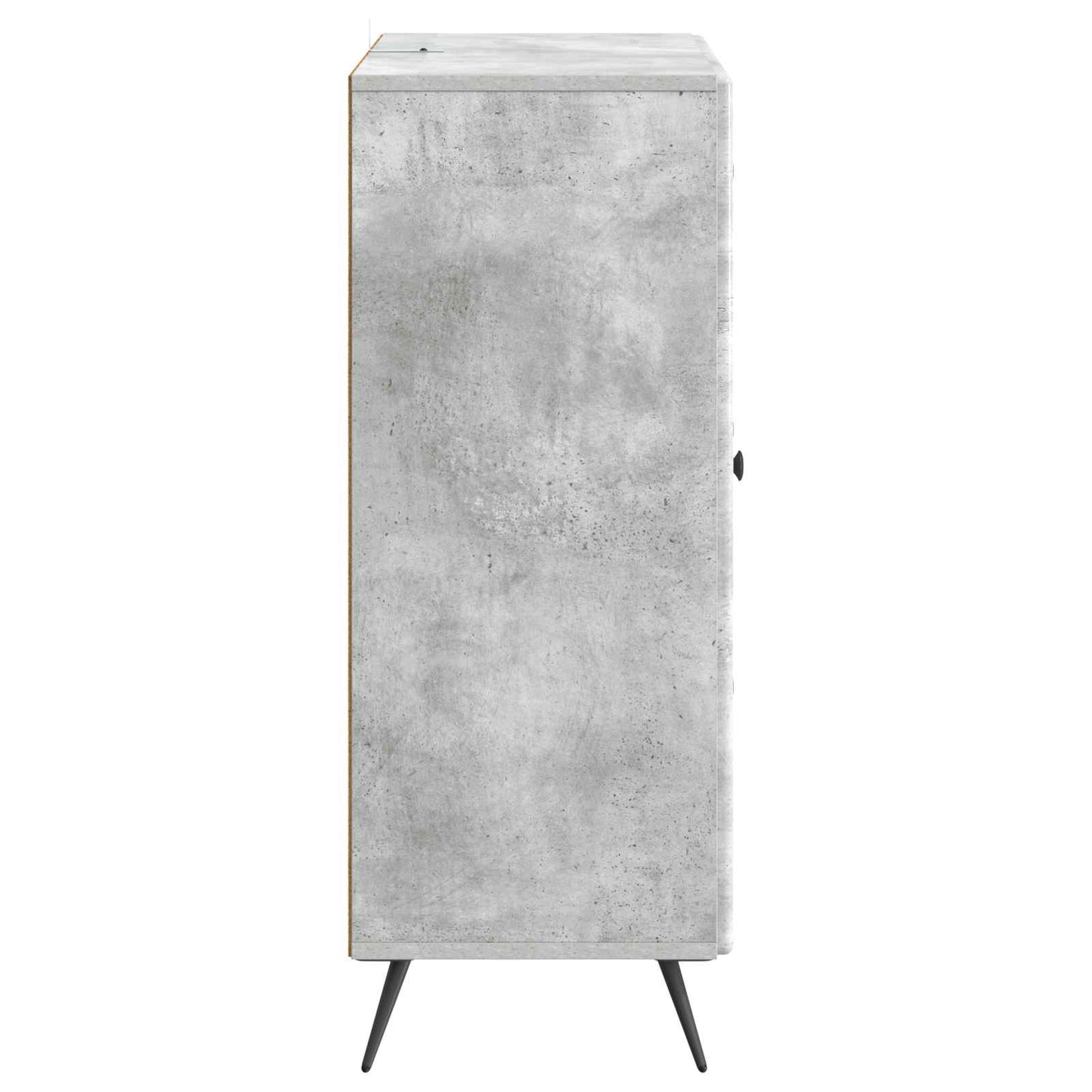 Sideboard Concrete Grey 66 x 34.5 x 90 cm Engineered Wood