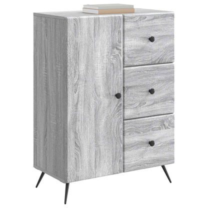 Sideboard Grey Sonoma 66 x 34.5 x 90 cm Engineered Wood