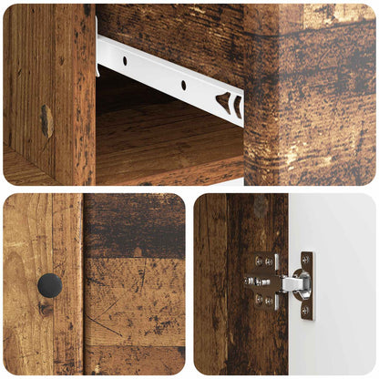 Sideboard Old Wood 66 x 34.5 x 90 cm Engineered Wood