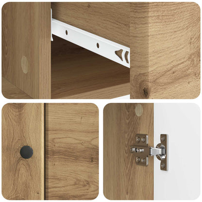 Sideboard Artisan Oak 66 x 34.5 x 90 cm Engineered Wood