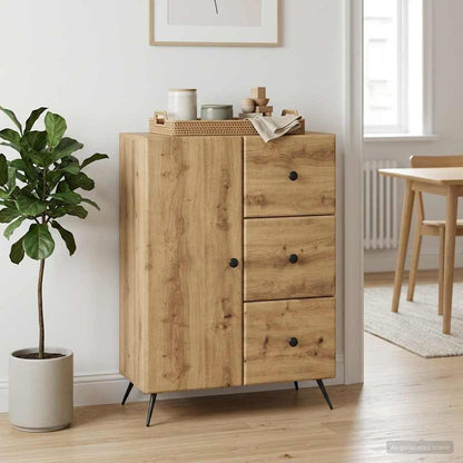 Sideboard Artisan Oak 66 x 34.5 x 90 cm Engineered Wood