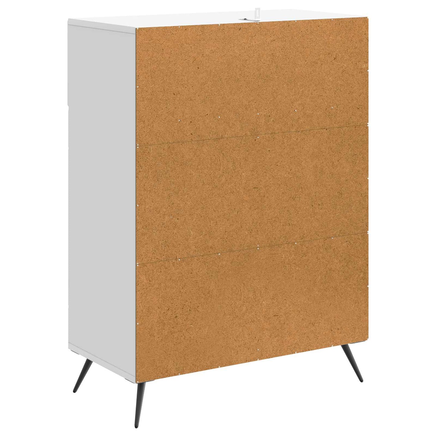Sideboard with Drawer White 66 x 34.5 x 90 cm Engineered Wood