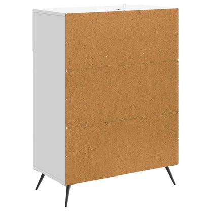 Sideboard with Drawer White 66 x 34.5 x 90 cm Engineered Wood