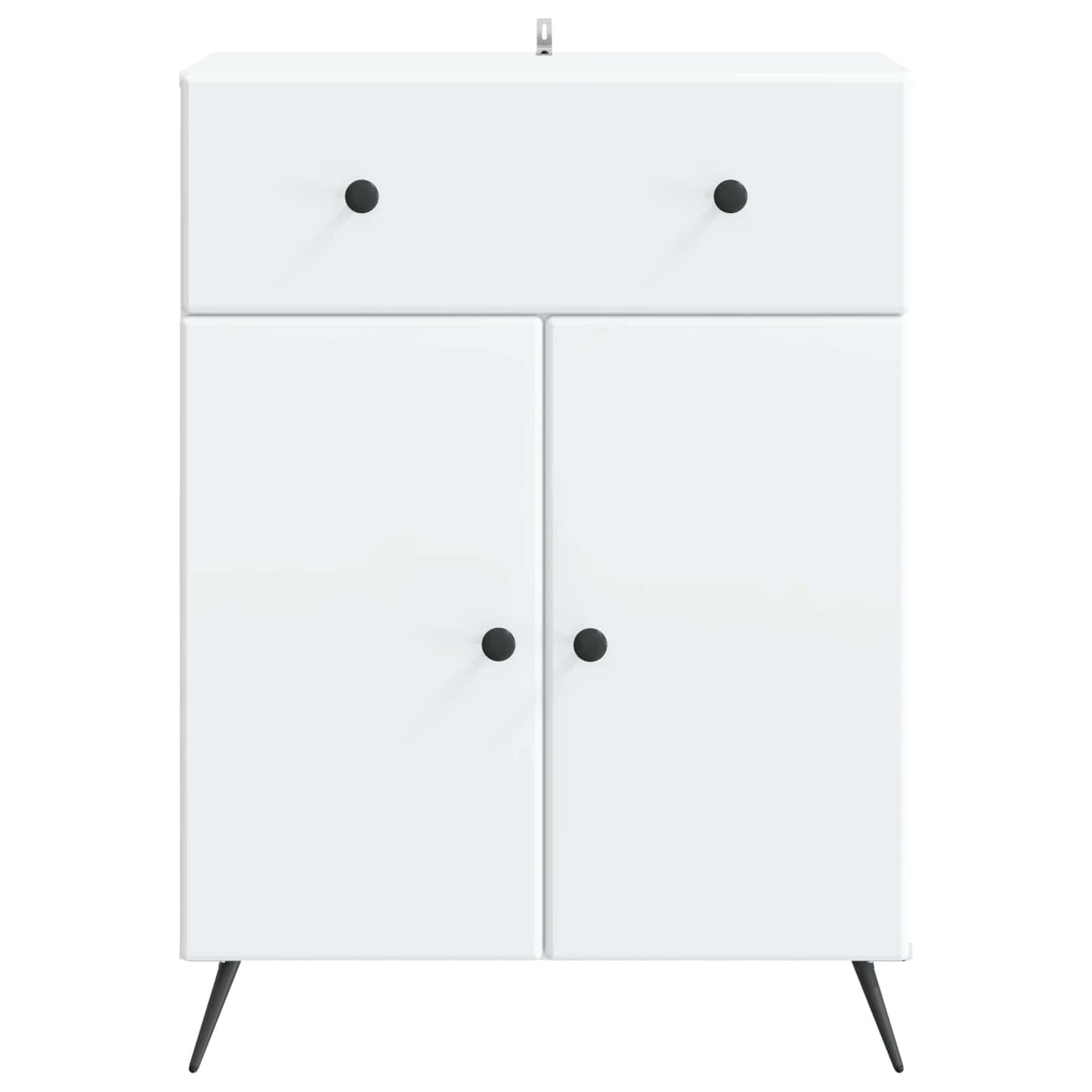 Sideboard with Drawer White 66 x 34.5 x 90 cm Engineered Wood