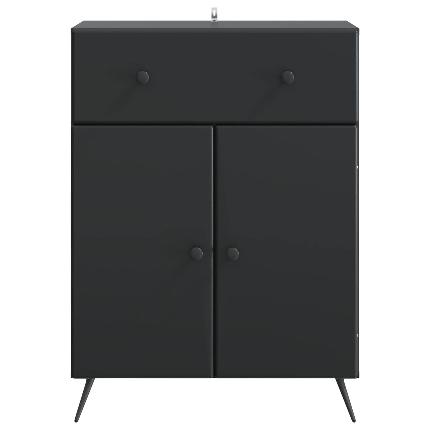 Sideboard with Drawer Black 66 x 34.5 x 90 cm Engineered Wood
