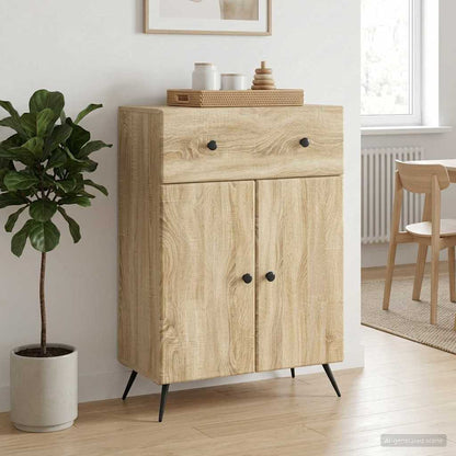 Sideboard Sonoma Oak 66 x 34.5 x 90 cm Engineered Wood