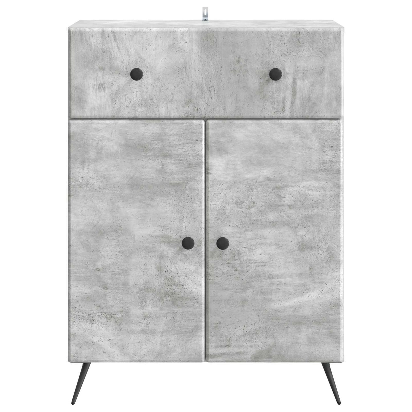 Sideboard Concrete Grey 66 x 34.5 x 90 cm Engineered Wood