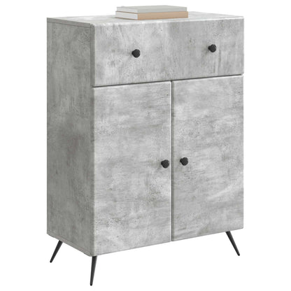 Sideboard Concrete Grey 66 x 34.5 x 90 cm Engineered Wood