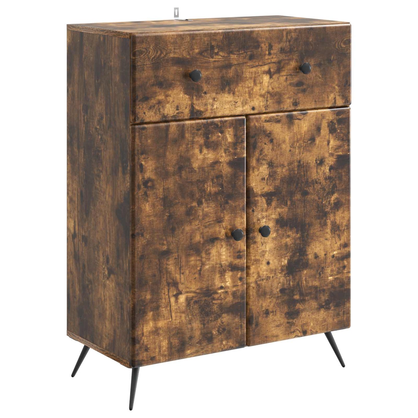 Sideboard Smoked Oak 66 x 34.5 x 90 cm Engineered Wood