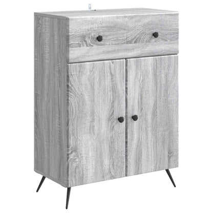 Sideboard Grey Sonoma 66 x 34.5 x 90 cm Engineered Wood