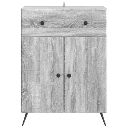 Sideboard Grey Sonoma 66 x 34.5 x 90 cm Engineered Wood