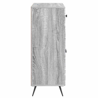 Sideboard Grey Sonoma 66 x 34.5 x 90 cm Engineered Wood