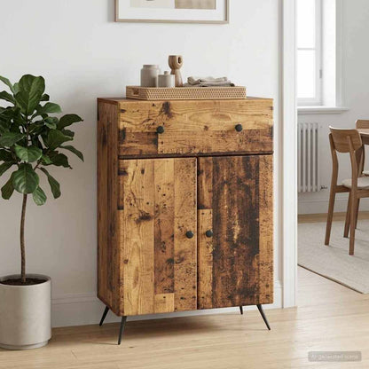 Sideboard Old Wood 66 x 34.5 x 90 cm Engineered Wood